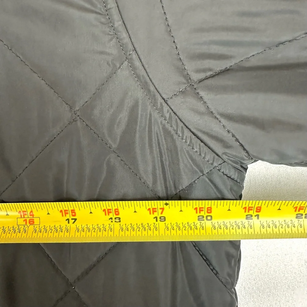 Vans Diamond Quilted Puffer‎ Jacket Hooded Black Sz S